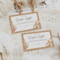 Russo Rodeo Chá de fraldas Fralda Raffle