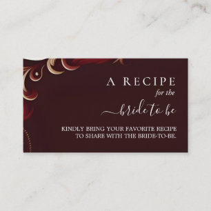 Cartão De Informações Rustic Fiesta Rustic Bold Chá de panela Espanhol