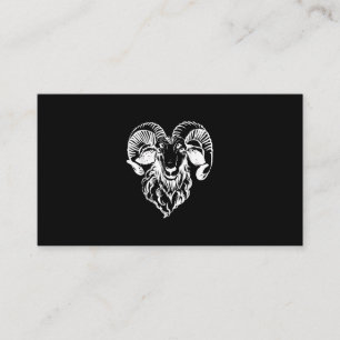 Cartão De Informações Sabbatic Baphomet Goat Mau Satanic