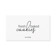 Saco de presente de biscoito cozido fresco