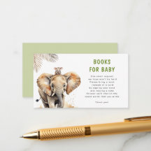 Safari Wild Baby Animal Livros Para Chá de fraldas