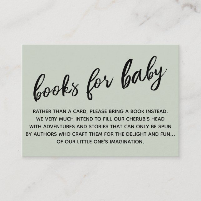 Cartão De Informações Sage de Solicitação de Manual Moderno Simples (Frente)