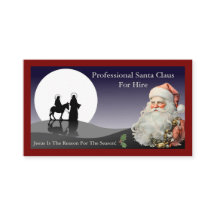 Santa Claus Business Card Mailer