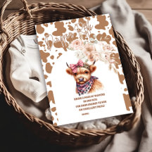 Santa Vaca Highland Cow Diapper Raffle