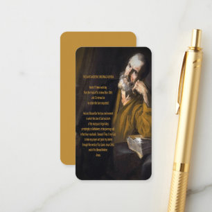 Cartão De Informações Santo Andrew Christmas Novena