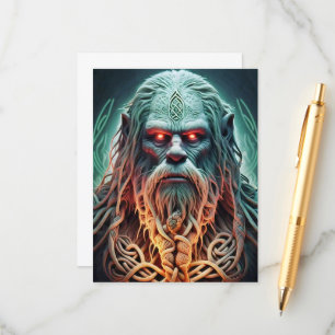 Cartão De Informações Sasquatch Celta