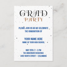 Script Azul Preto e Branco do Partido do Formando 