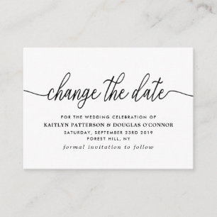 Cartão De Informações Script Simples Alterar A Data