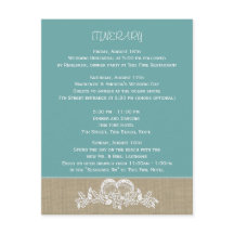 Sea Garland Beach Wedding Itinerary