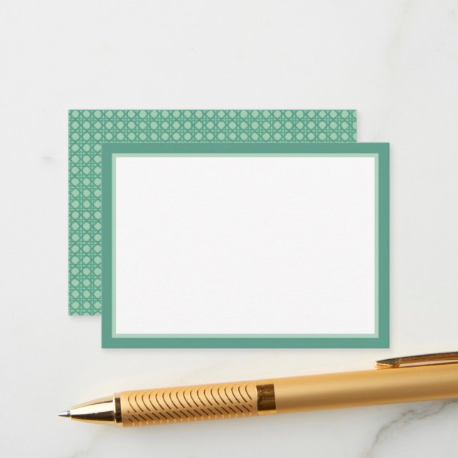 Cartão De Informações Seafoam Rattan (Frente/Verso In Situ)