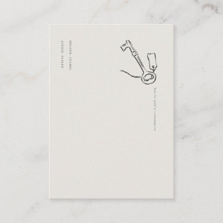 Cartão De Informações Sealed Key- Regency Correspondence Archive