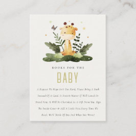 Cartão De Informações Selva Selvagem Selvagem Selvagem De Livros Para Ch