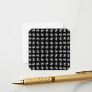 Cartão De Informações Seu Logotipo Logotipo Único, Design ou Padrão de