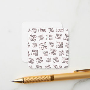 Cartão De Informações Seu logotipo ou design   Colocação Aleatória