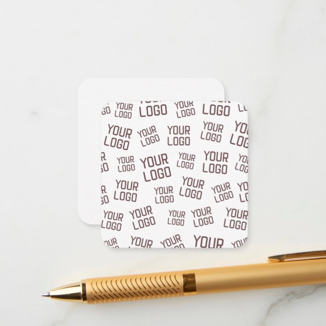 Cartão De Informações Seu logotipo ou design | Colocação Aleatória (Frente/Verso In Situ)