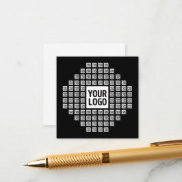 Cartão De Informações Seu logotipo ou imagem | Padrão Moderno Único