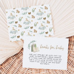 Cartão De Informações Sexo Brinquedos Vintage Neutros Livros Para Bebê<br><div class="desc">Celebrar os pais a serem com esta coleção de chás de fraldas neutro em aquarela.</div>
