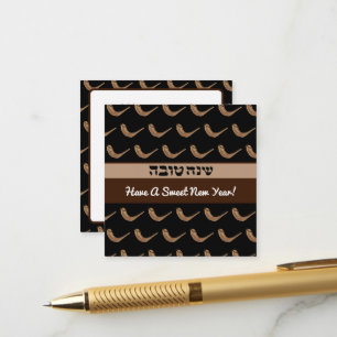 Cartão De Informações Shanah Tova Shofer Personalizado