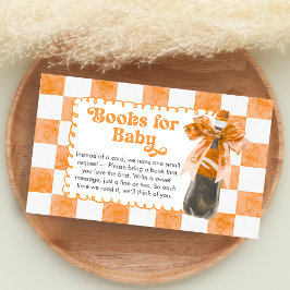 Cartão De Informações She's Ready to Pop Baby Shower Books for Baby