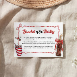 Cartão De Informações She's Ready to Pop Books for Baby Card