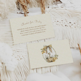 Cartão De Informações Silly Goose Lemon Watercolor Books for Baby 