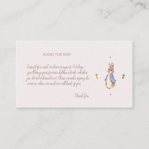 Cartão De Informações Simple Peter o Rabbit