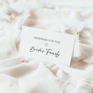 Cartão De Informações Sinal Reservado, Sinal Reservado Moderno