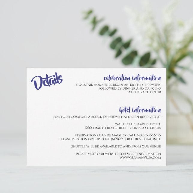 Cartão De Informações Sinalizadores Coreanos Americanos (Em pé/Frente)