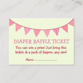 Cartão De Informações Sinalizadores Padronizados Rosa Fralda Bilhete Raf