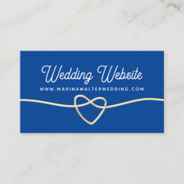 Cartão De Informações Site de Casamento