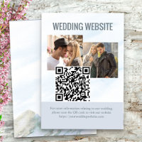 Site de Casamento 2 Foto QR Code Mountain Meadow