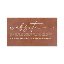 Site de casamento de Terracota e Flores Brancas