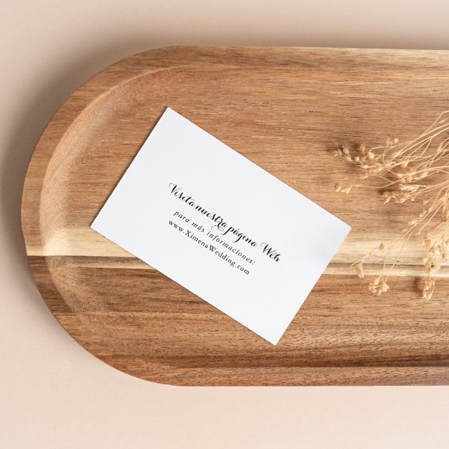 Cartão De Informações Site de Casamento Espanhol (Criador carregado)