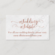 Site de Casamento | Rascunho de Cobre c/ Mármore B