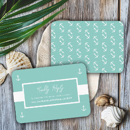 Cartão De Informações Site de Casamento RSVP com Padrão Náutico Branco V