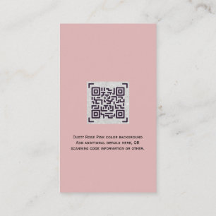 Cartão De Informações Site de Código QR de Orçamento RSVP Detalhes do Ho