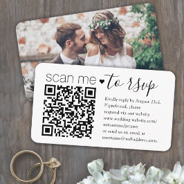 Cartão De Informações Site de Confirmação de Presença de Casamento com C