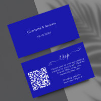 Site de resposta ao casamento azul real Código QR 