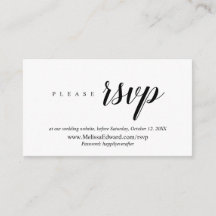 Site de RSVP on-line, Minimalista moderno de class