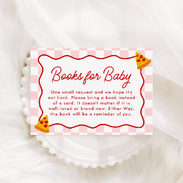 Cartão De Informações Slice Slice Baby Pizza Baby Shower Books for Baby