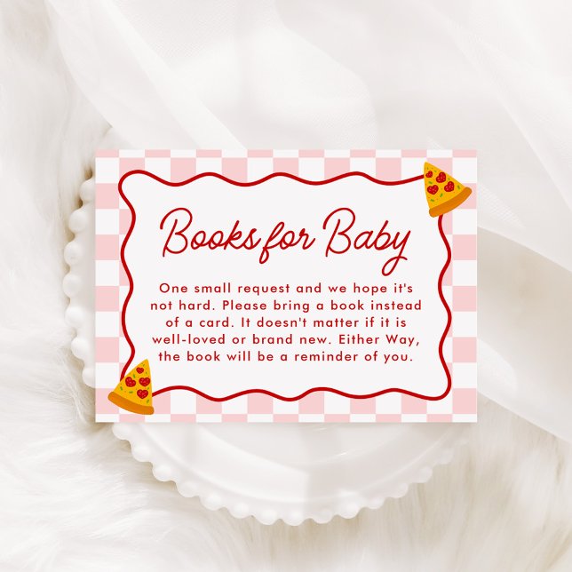 Cartão De Informações Slice Slice Baby Pizza Baby Shower Books for Baby (Criador carregado)