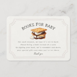 Cartão De Informações Smores Fall Bonfire Outdoor Books For Baby Insert