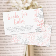 Snowflake Winter Girl Books For Baby Shower