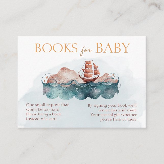 Cartão De Informações Sob o Mar Livros Oceânicos para Bebê (Frente)