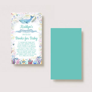 Cartão De Informações Sob O Pedido Do Livro De Chás de fraldas Marítim