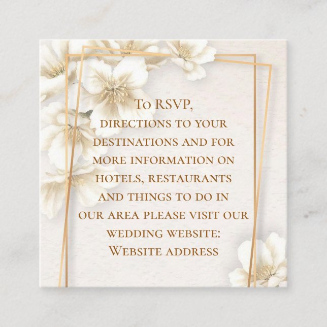 Cartão de Informações sobre a Flor de Dogwood da P (Frente)