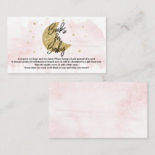 Cartão De Informações Sobre A Lua Livros De Chá de fraldas Para Bebês