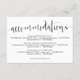 Cartão de Informações sobre Alojamentos Russos