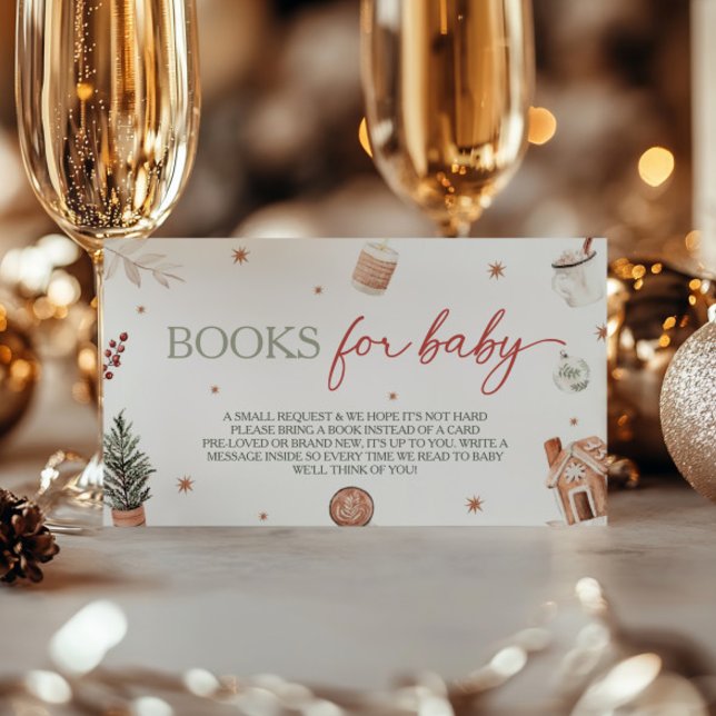 Cartão De Informações Solicitação de Chá de fraldas de papais noeis (Criador carregado)