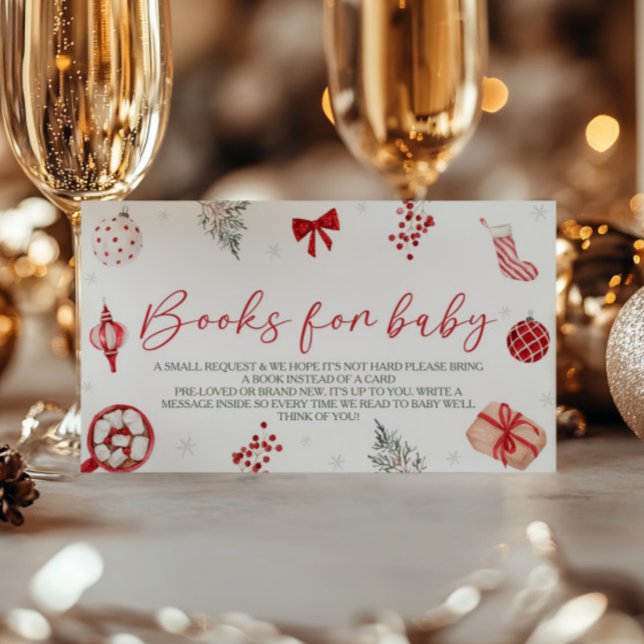 Cartão De Informações Solicitação de Chá de fraldas de papais noeis (Criador carregado)